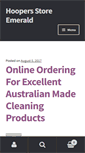Mobile Screenshot of hoopersstore.com.au